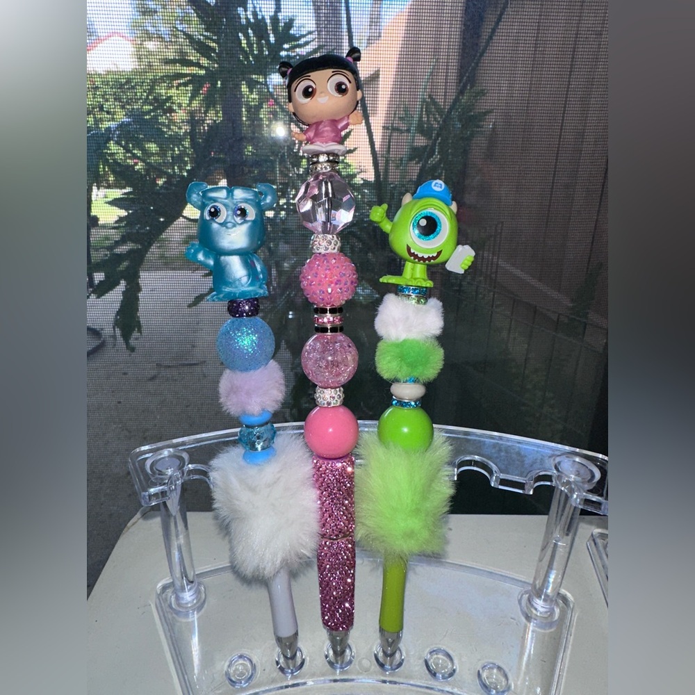 Monster themed pen set! 3 pens